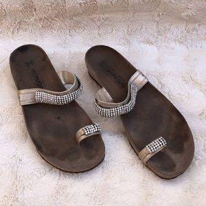 Mephisto Air Relax Diamond Rhinestone Toe Sandal